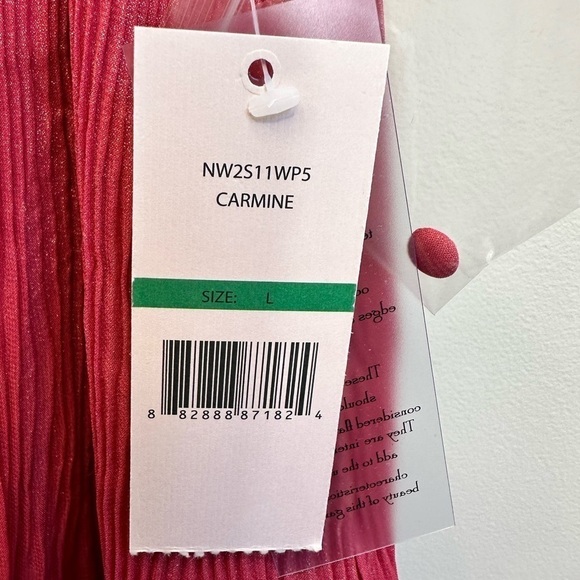 NWT Nanette Lepore Carmine Sleeveless Blouse Top  Shimmery Rose Size Large - Picture 9 of 11
